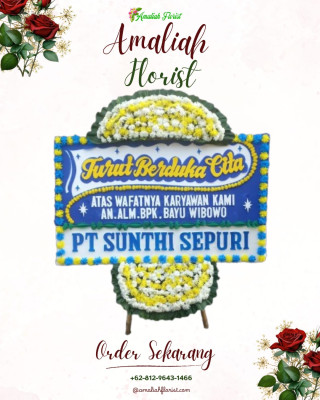 Papan Bunga Duka di Karet Kuningan