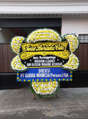 Papan Bunga Duka di Karet Kuningan