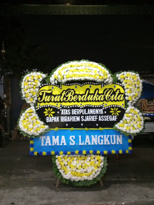 Papan Bunga Duka di Karet Kuningan
