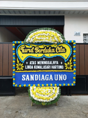 Papan Bunga Duka di Karet Kuningan