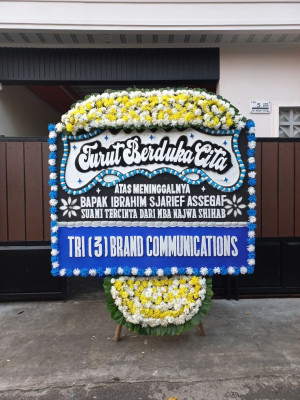 Papan Bunga Duka di Karet Kuningan